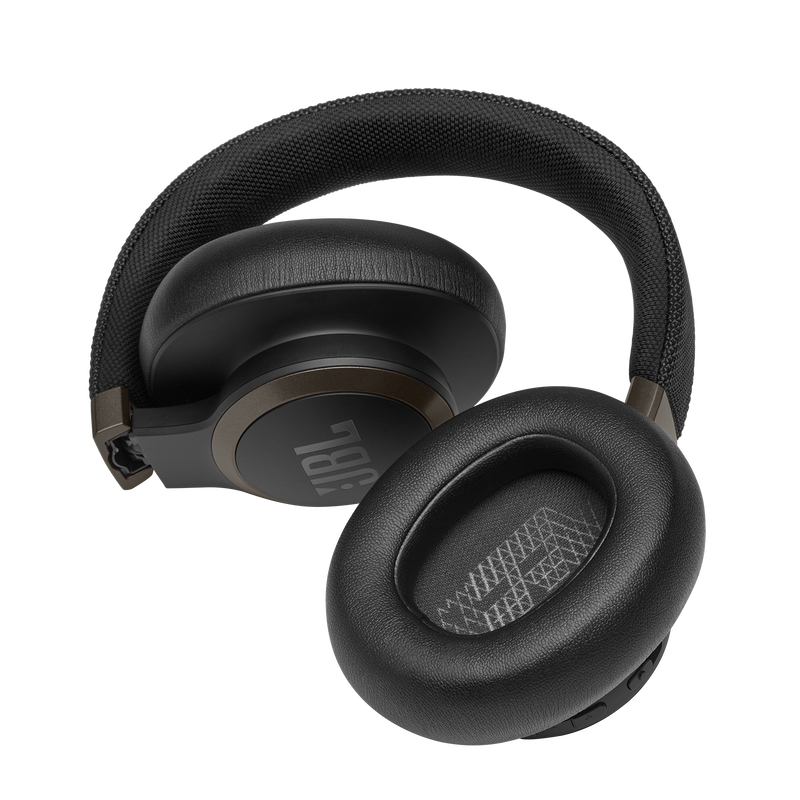 JBL Live 650BTNC - Black - Wireless Over-Ear Noise-Cancelling Headphones - Detailshot 7 image number null